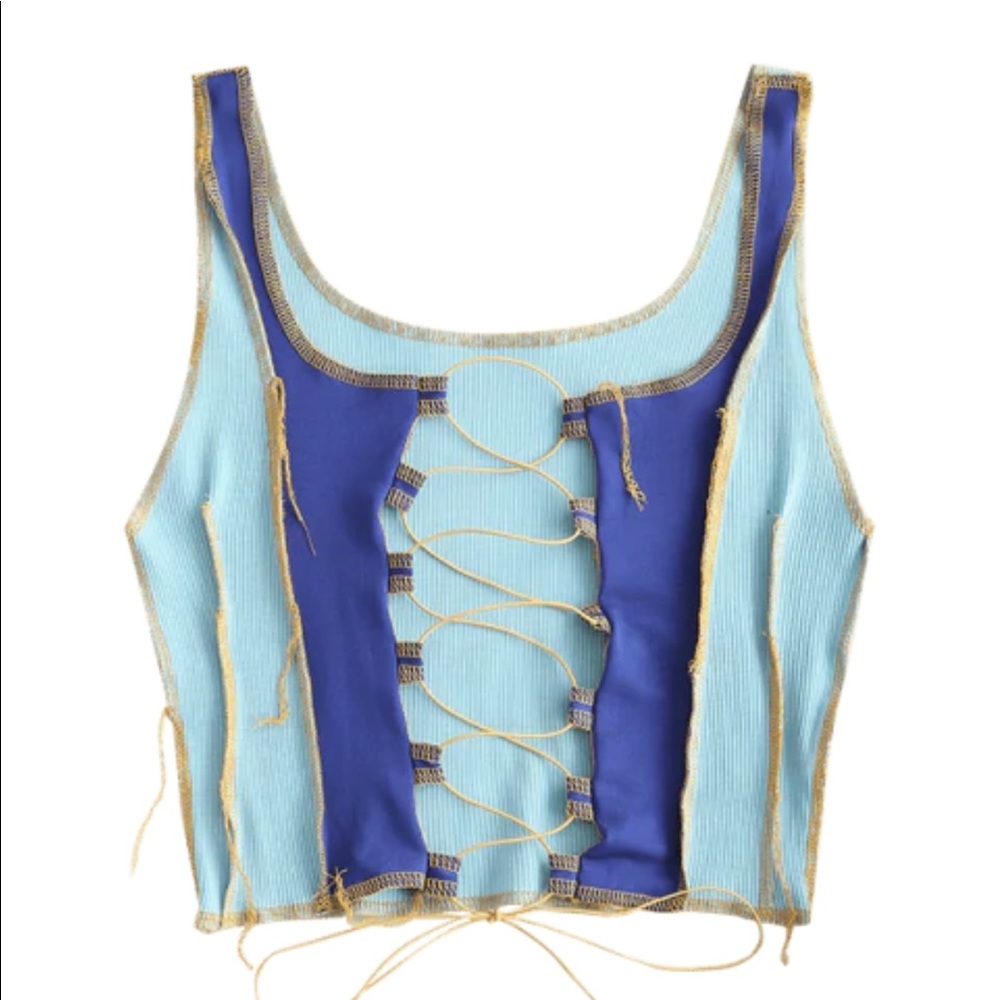 Lace up tank tops brand new item✨